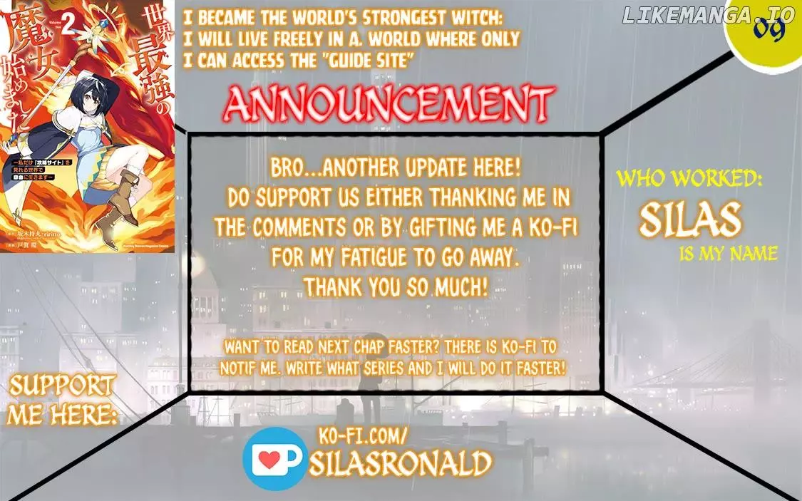 I Became The World's Strongest Witch, ~I Will Live Freely In A World Where Only I Can Access The - Chapter 9 - Page 1