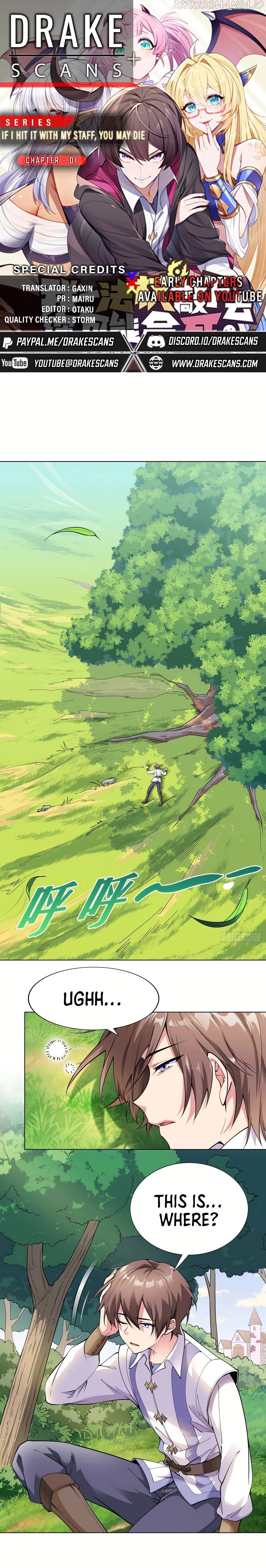 If I Hit It With My Staff, You May Die - Chapter 1 - Page 1