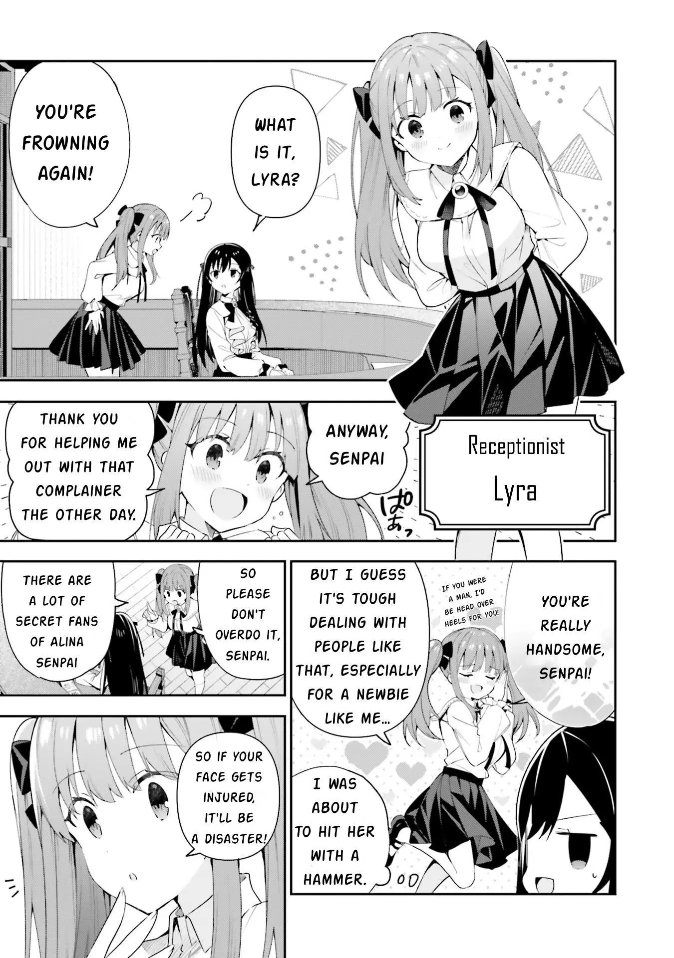 I'm The Guild Receptionist, But Since I Don't Want To Work Overtime, I Think I'll Just Solo The Boss - Chapter 7 - Page 23