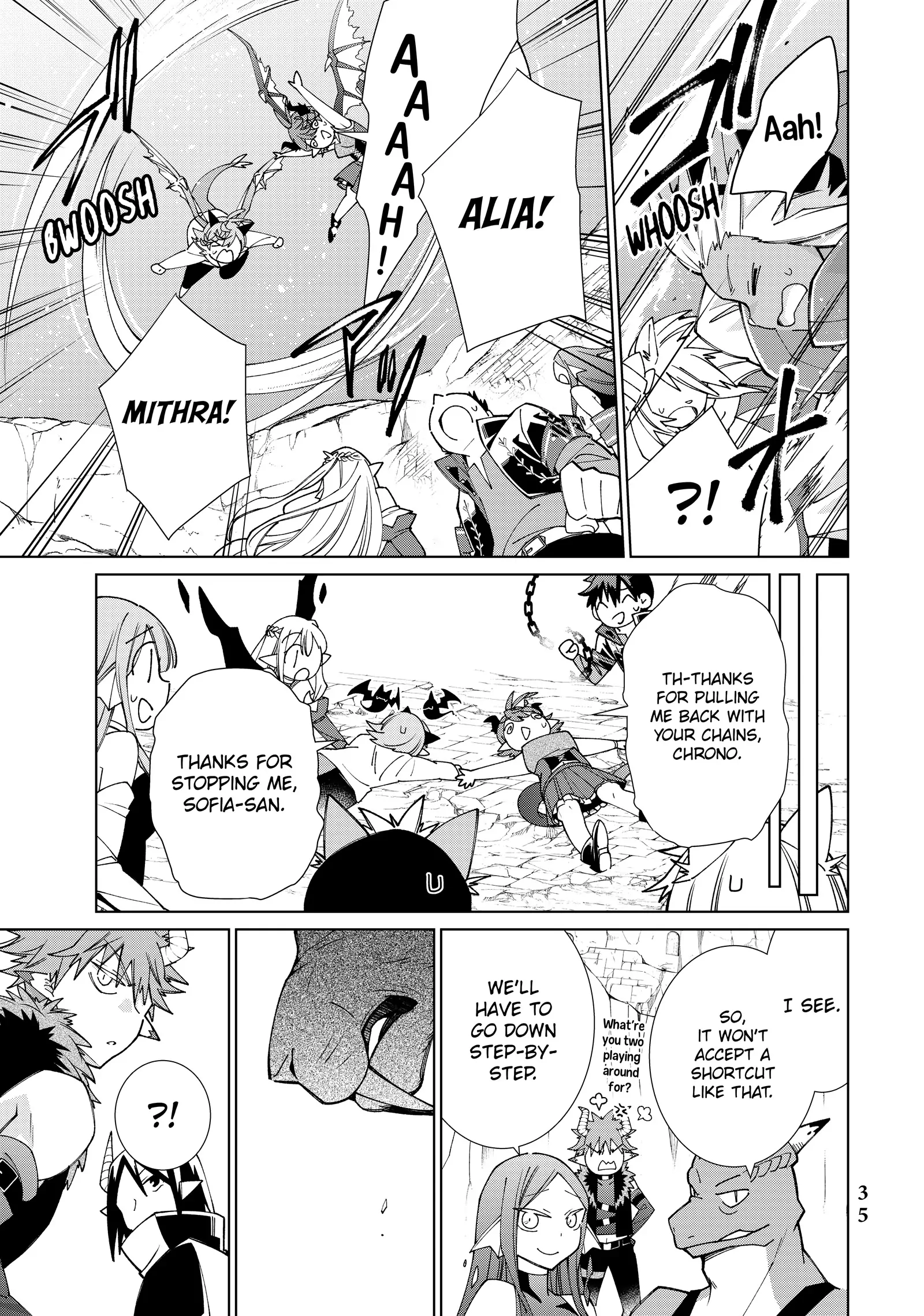 Jishou! Heibon Mazoku no Eiyuu Life - B-kyuu Mazoku nanoni Cheat Dungeon o Tsukutte Shimatta Kekka - Chapter 31 - Page 35