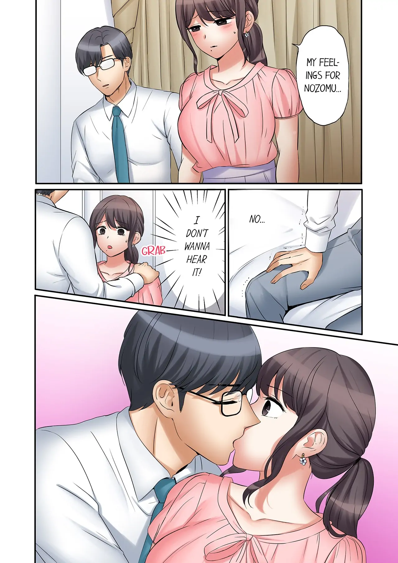 "Ato 3-kai wa Ikeru yo ne?" Otto no Kitaku Mae, Zetsurin Gitei ni Nando mo Hametaosareru Tsuma - Chapter 64 - Page 4