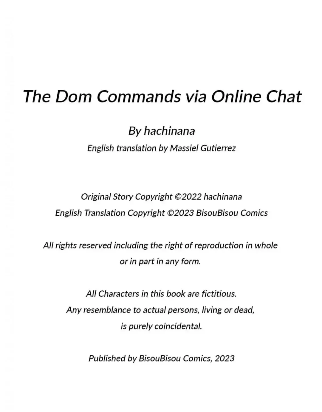 The Dom Commands via Online Chat - Chapter 4 - Page 26