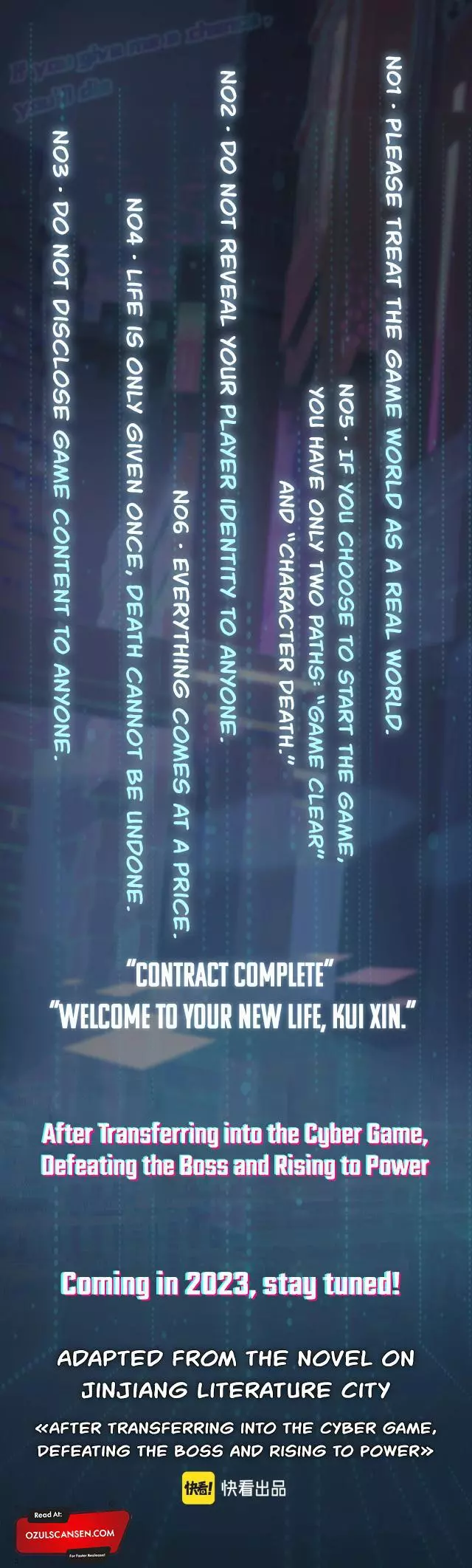Transmigrating Into The Cyber Game After Being On Top For Killing Boss - Chapter 0 - Page 1
