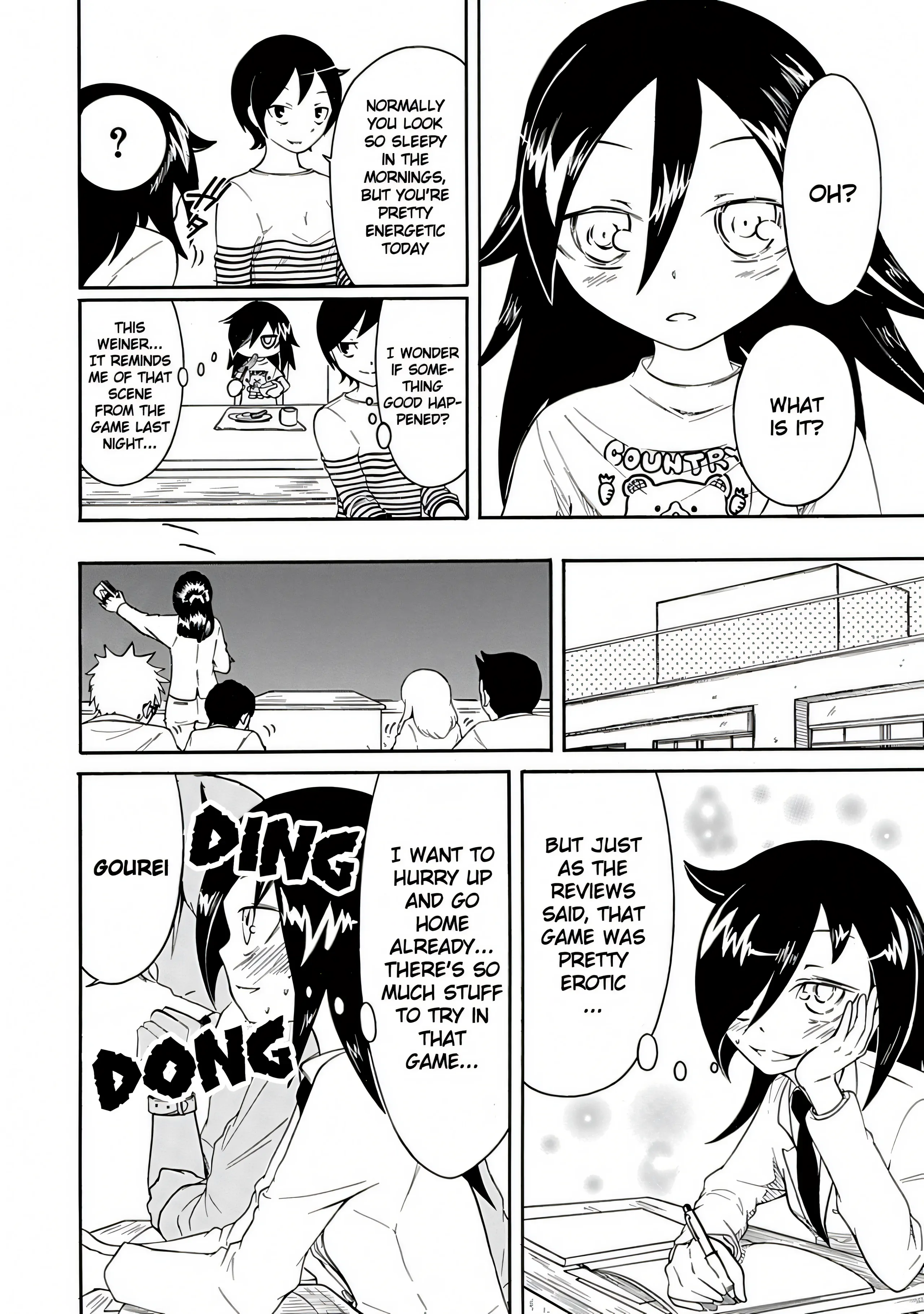 WataMote: No Matter How I Look At It, It's You Guys' Fault I'm Not Popular! - Chapter 6 - Page 2