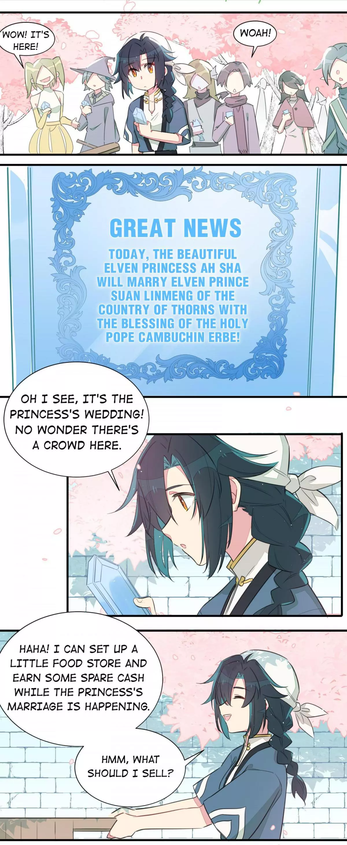 What Should I Do If I've Signed A Marriage Contract With The Elven Princess - Chapter 1 - Page 4