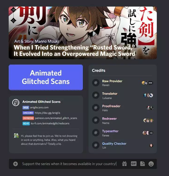 When I Tried Strengthening 【Rusted Sword】, It Evolved Into An Overpowered Magic Sword - Chapter 11 - Page 1